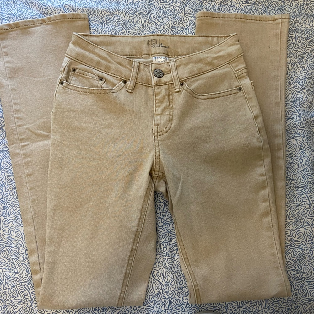 Time And True khaki Colored Denim